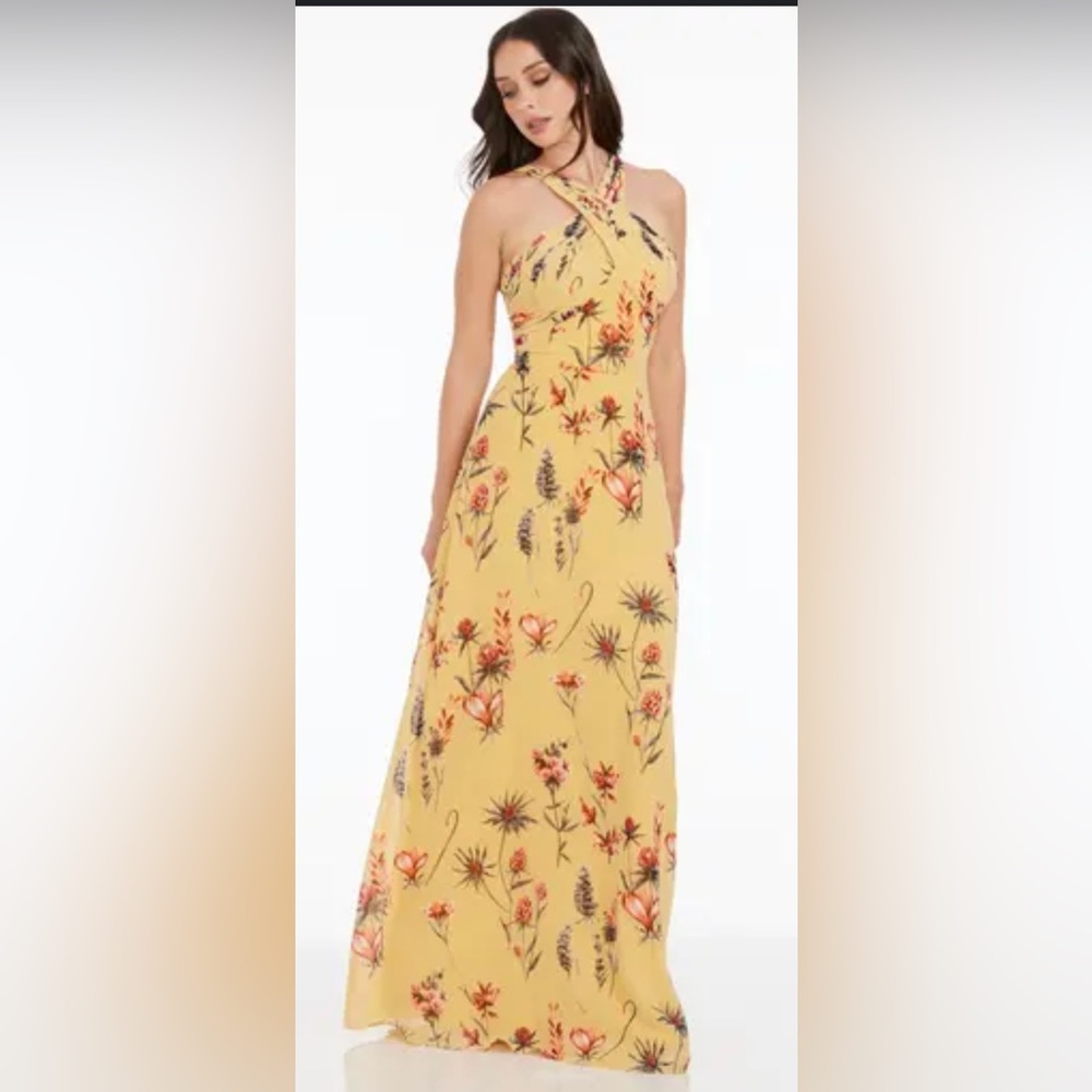 Dress the Population Brenna Floral Sheath Gown.  2086